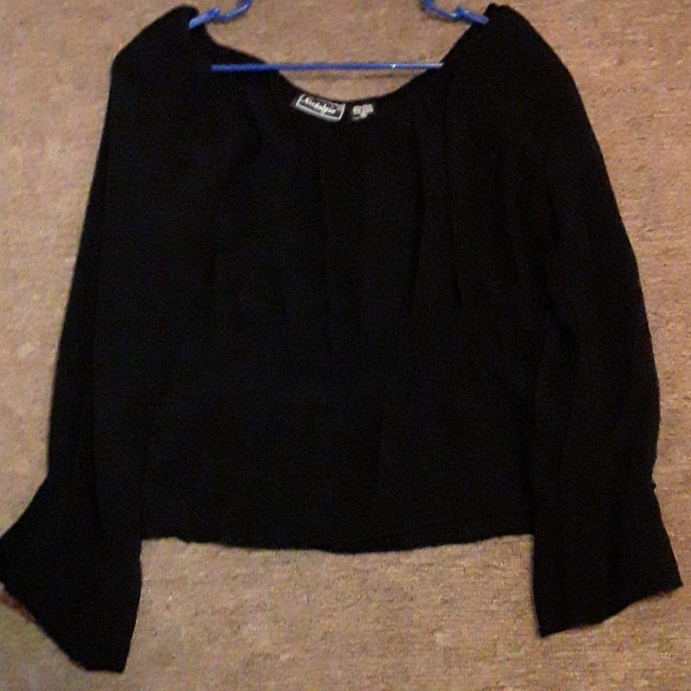 Black mesh Blouse